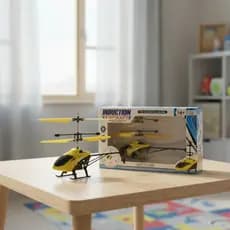 Brinquedo Helicóptero Sensorial Voa Automaticamente para Crianças Recarregável