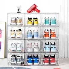 Sneaker Box Caixa Organizadora Tênis Bolsa Inteira Acrílico sapato promoção.