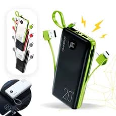 Power bank original carregador portátil 20000mah turbo