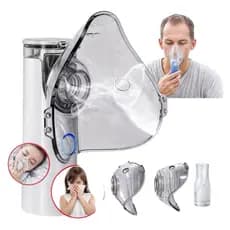 Inalador Nebulizador Ultrassônico Portatil Silencioso Cabo Usb Pilha 110v/220v