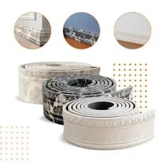 Rodapé Autoadesivo 3D Flexível Impermeável Decorativo Parede Fácil Instalação Acabamento Casa Proteção Rodapé Adesivo