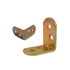 Kit 100 Cantoneiras Bicromatizada Em L Para Moveis -3x3  Nano Shop