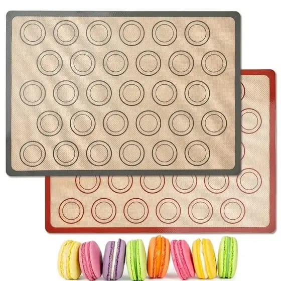Tapete De Silicone E Fibra De Vidro Culinário  40x30cm  poder usar no forno casa nova