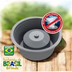 Adaptador Ralo Mau Cheiro Modelo Astra 10 cm Porta Ralos Grelhas Odor Banheiro Evita Mau Cheiro