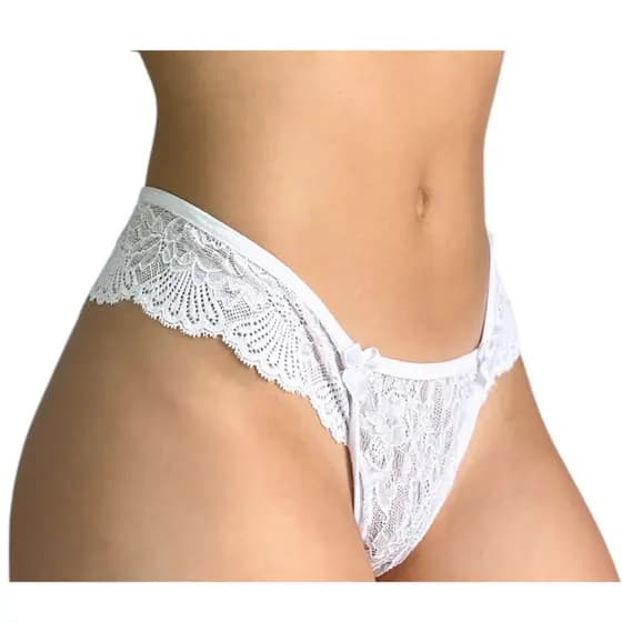KIT 3 UNIDADES CALCINHA DE RENDA POLIAMIDA AGATHA ACADEMIA