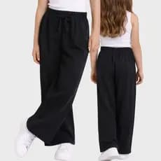 Calça Pantalona Infantil Juvenil MeninaTecido  Dunas cores lisas  de 06 a 12 anos