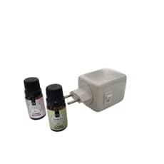Kit Aromatizador Com 1 Difusor Elétrico de Ceramica + 2 Essências , Aroma, Essência a Escolher
