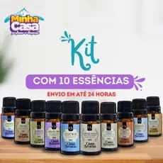 Kit Com 10 aromas Para Difusor Casa Aroma LAVANDA, BAMBOO, FLOR DE CEREJEIRA...aroma e fragância10ml