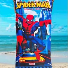 Toalha Spider-Man Homem Aranha de Banho e Praia Temática Personalizada do Gigante Algodão