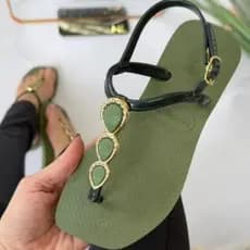 sandália feminina chinelo adulto feminino rasteirinha