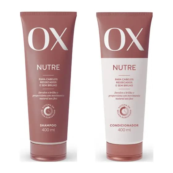Kit Ox Nutre - Shampoo e Condicionador 400ml