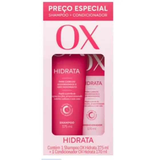 Promopack OX Hidrata Shampoo e Condicionador 375+170ml