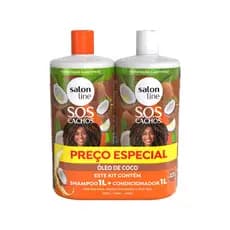 Kit Shampoo e Condicionador Salon Line Coco Profundo 1Litro