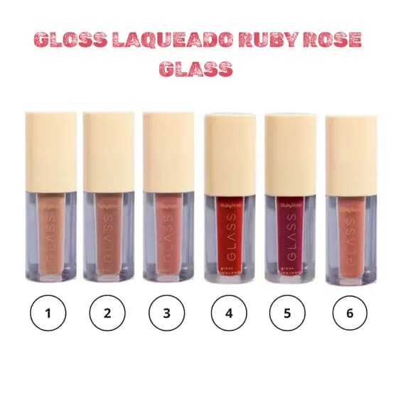 Lip Gloss Ruby Rose Laqueado Glass