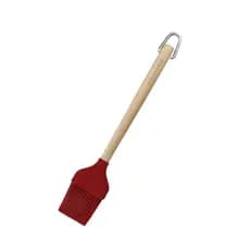 PINCEL KITCHENAID COM CERDAS EM SILICONE VERMELHO E CABO DE BAMBU 22CM KQR753OHERE