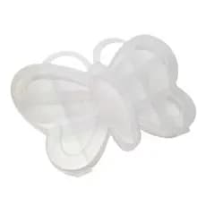 Caixa Organizadora Borboleta 13 Divisórias 18x13cm Transparente