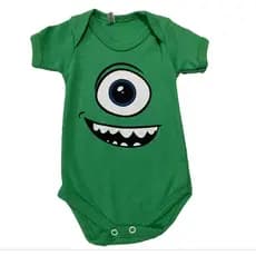 Body Bebe Menino Monstro S/A + Touca - Temático Mesversário + BRINDE