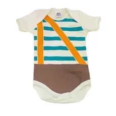 Body Bebê Temático Menino Fantasia Infantil - Chaves +BRINDE
