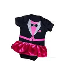 Body Bebê Temático terninho social chefinha