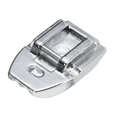 Calcador sapatilha sapata de metal para colocar de zíper invisível