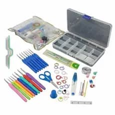 Kit Croche Amigurumi Ferramenta Agulhas Acessórios Completo- 53 itens