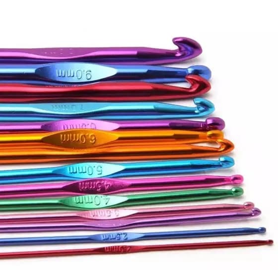 Kit Agulha Para Crochê - Pacote Com 12 Tamanhos