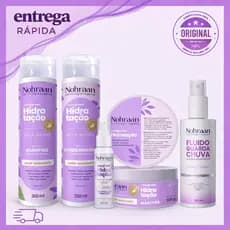 Kit Completo Nohraan Hidratação Profunda -  Máxima hidratação, definição e antifrizz