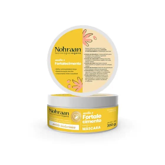 Máscara Vegana Fortalecimento | Nohraan – 300g