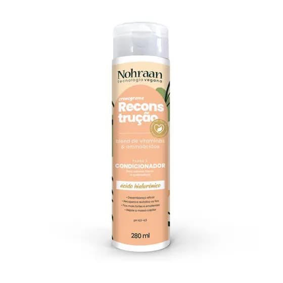Condicionador Vegano Reconstrução | Nohraan – 280ml