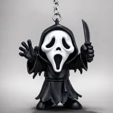 Chaveiro Ghostface  - Todo Mundo em Pânico - Em Impressão 3d