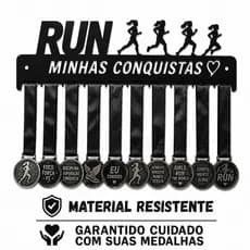 Porta Medalhas Feminino Decora 60 Medalhas Esportivo corrida