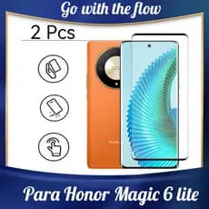 Película de Vidro 2 Pcs Protetor De Tela De Vidro Temperado Para Honor Magic 6 5 Pro Lite 5G 9D Película De Proteção
