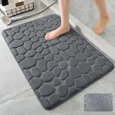 Tapete Soft Antiderrapante para Banheiro, Sala e Quarto com Diversas Cores 40cm x 60cm