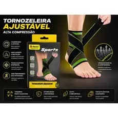 Tornozeleira Ortopedica Compressão Estabilizadora Elastica Esportes Futebol Cross Fit Basket Volei