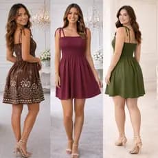 Vestido Curto Feminino Com Lastex No Busto Alça Ajustável Tomara Que Caia Moda Boho Casual Elegante