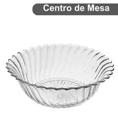 Tigela Saladeira Centro de Mesa Fruteira De Vidro California Vitazza
