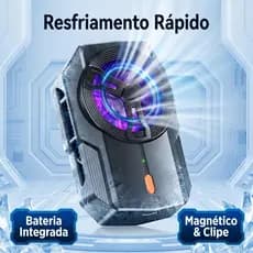 Cooler para Celular Gamer Semicondutor com Bateria Magnético Clip Compatível iOS Android
