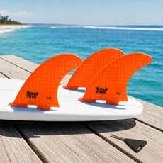 Jogo de Quilhas Triquilha Surf FCS2  Rígidas Injetadas Médias M3 e Grandes M5 - Alta Performance