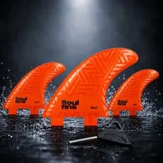 Triquilha Grande M5 Large Prancha de Surf Jogo de Quilha Surf Shortboard Grande M5 / Média M3