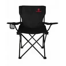 Cadeira de Camping Dobrável Guepardo Relax com Porta-Copo Cadeira para Pesca Resistente Leve Preta