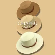 Chapéu Paris Feminino De Praia Elegante Maleável Viagem Dobrável