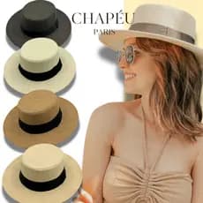 Chapéu Feminino Paris Verão Praia Piscina Elegante Aba Média