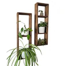 2 Nichos - Prateleiras 50x18x9 objetos de decoração