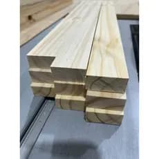 Kit Ripas de madeira maciça pinus 100x4,5x2 para artesanato