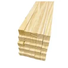 Kit 10 Ripas de madeira pinus 2x2 com 1 metro