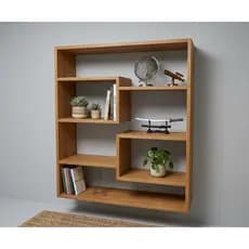 Nicho, prateleira de parede para livros e itens de decoração