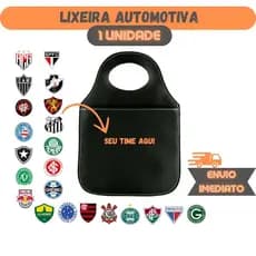 Lixeira Para Carro Personalizada Times Automotiva