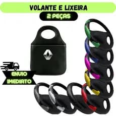 Capa de Volante Colorida Proteção + Lixeira Personalizada Carro Organizado