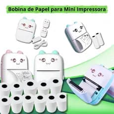 Refil de Bobina Térmica 58mm para Maquininha de Cartão – Papel para Mini Impressora