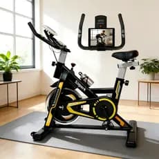 Bicicleta Spinning bicicleta ergometrica Suporta até 120kg Para Exercícios Profissional Sport Volante de 8 kg